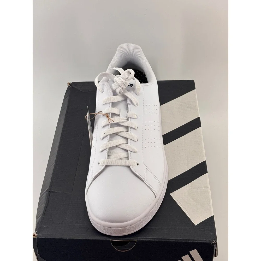 Adidas Advantage Sneakers Mens 11 White Navy GZ5299 Low Top Tennis New In Box